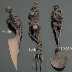 Funny Halloween Knife, Fork, and Spoon Set for Fashion