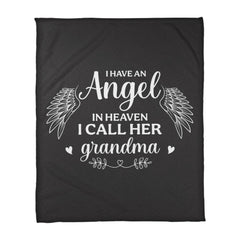 I Have an Angel in Heaven, I Call him Dad "Don Tino"  Coral Fleece Blanket