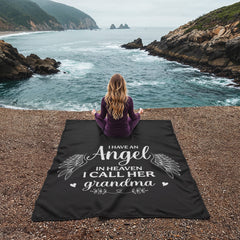 I Have an Angel in Heaven, I Call him Dad "Don Tino"  Coral Fleece Blanket