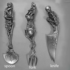 Funny Halloween Knife, Fork, and Spoon Set for Fashion