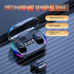 K10 Bluetooth Earphones with RGB Dynamic Lighting