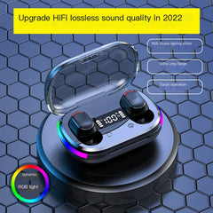 K10 Bluetooth Earphones with RGB Dynamic Lighting